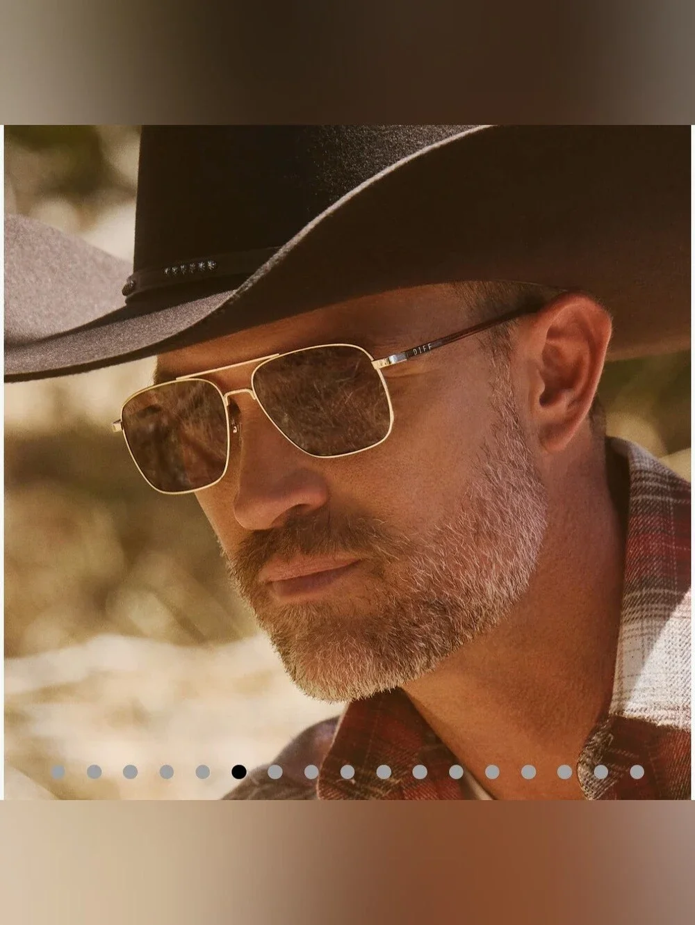 DIFF Eyewear X Yellowstone, Rip Wheeler Navigator Sunglasses, UNISEX,   MSRP$119